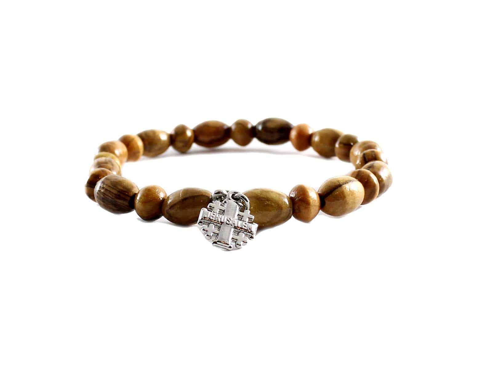 Olive Wood Bracelet J101 Holy Land Bethlehem Olive Wood Bracelet J101 Holy Land