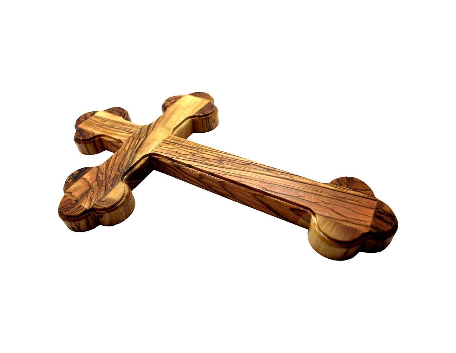 Details about   Orthodox Hand Painted Wooden Crucifix Cross For Holy Table Orthodoxes Kruzifix 
