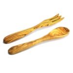 Olivträ gaffel och sked #KI103