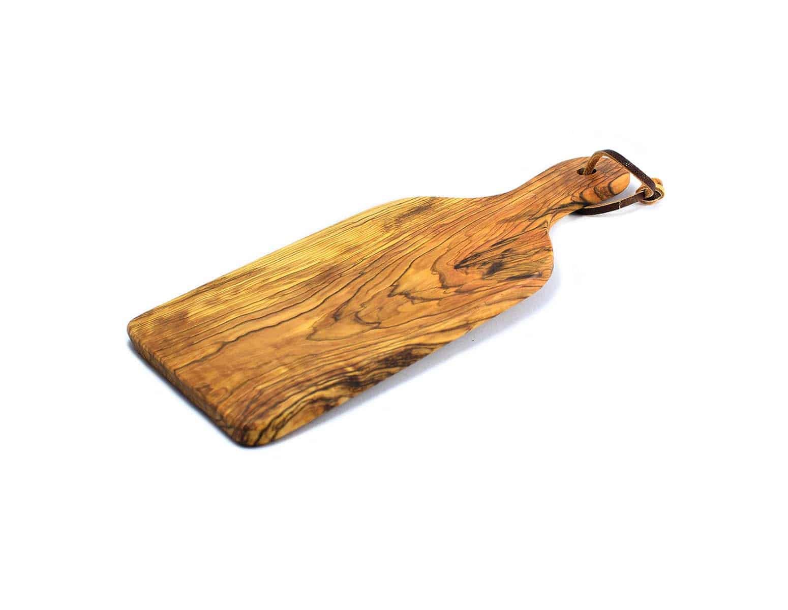 Small Olive Wood Paddle Chopping Board – Mediterra