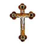 עץ זית אורתודוקסי ואם צלב הפנינה (28 ס"מ / 11'') #CR131