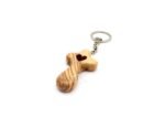 Handcrafted Olive Wood Keychain #KE112 - Image 2