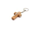 Handcrafted Olive Wood Keychain #KE119 - Image 2