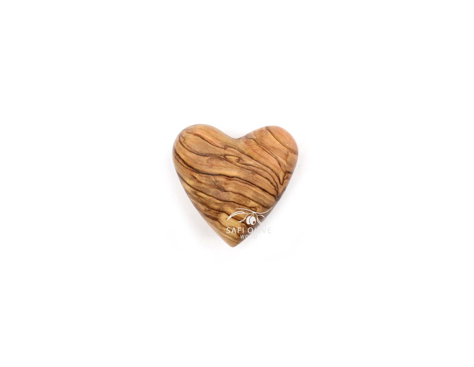 olive_wood_heart_holy_land_bethlehem_ot108_1 Сердце из оливкового дерева - ручная работа 6,5 см (2,5") #OT108 — изображение 1