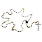 Holy Land Silver Plated Rosary #R106