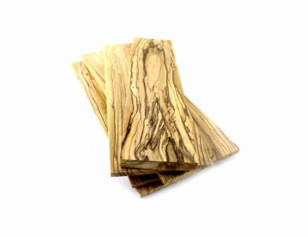 1/4" Thick Olive Wood Slab (4" x 10") #S102 - Holy Land Olive Wood - Bethlehem Olive Wood Factory