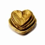 Set van 4 Olijfhouten Kommen #KI129