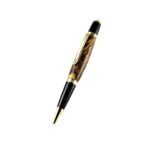 수제 베들레헴 올리브 나무 견습생 클래식 펜 w / 골드 비품 #PE109