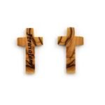 Croix en bois d’olivier du Rosaire (2,5 cm / 1 ») #B110