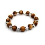 Oliventre armbånd #J162