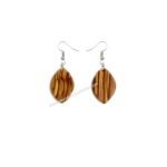 עגילי עץ זית אופנתיים #J166