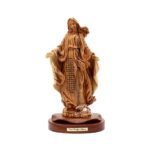 Scultura in legno di ulivo della Vergine Maria Betlemme #FI138