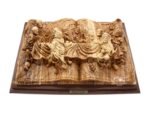Handcrafted Olive Wood Last Supper Wall Hanging #FI148